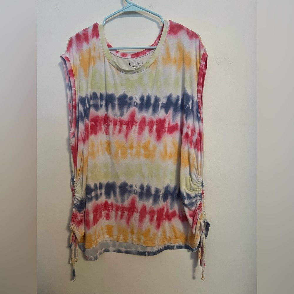 Livi Women's Tie-Dye Top - Multicolor